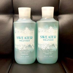 BATH & BODY WORKS SWEATER WEATHER SHOWER GEL